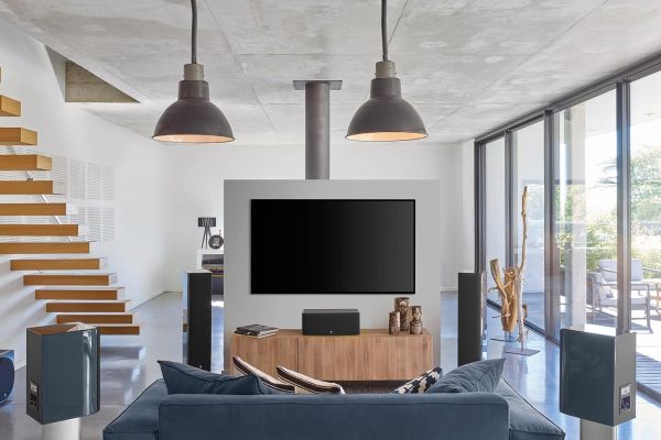 Focal speakers in a living room